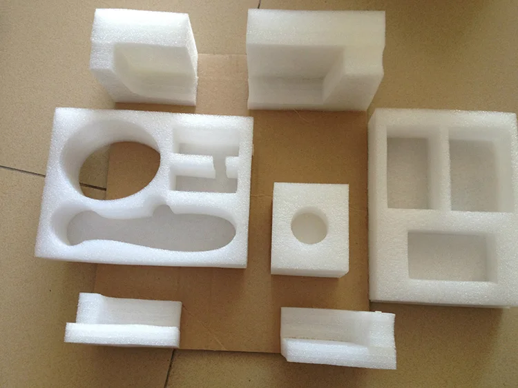 Customize Made White EPE Foam Sheet Protective Film Pre cut Cushion