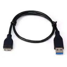 45 см USB 3,0 кабель для передачи данных для Western Digital WD My Book, внешний мобильный жесткий диск, кабель для передачи данных