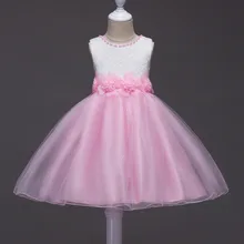 Свадебные торжественные халаты для детей без рукавов в стиле пэчворк бежевый, ярко-синий пурпурный, белый и розовый платья для девочек