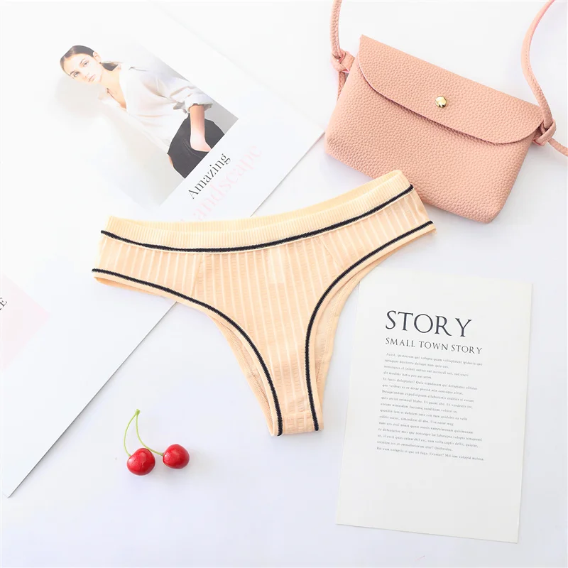 Breathable Women Briefs Womens Low Rise Cute Underwear Plus Size Panties Women Soft Cotton Crotch Panties Thong For Women 29 (16)