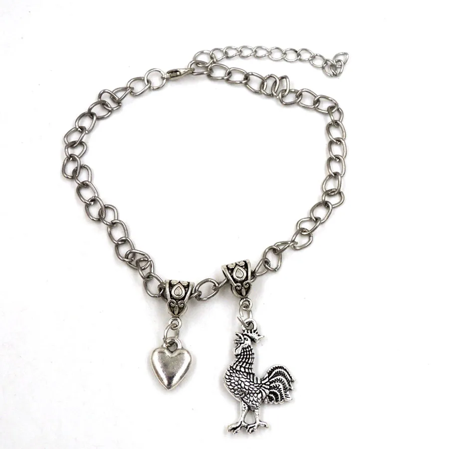 Tobillera sexy de estilo de vida con diseño espadores, joyería estilo de vida, corazón, amor, reina de las alfabeto, - AliExpress