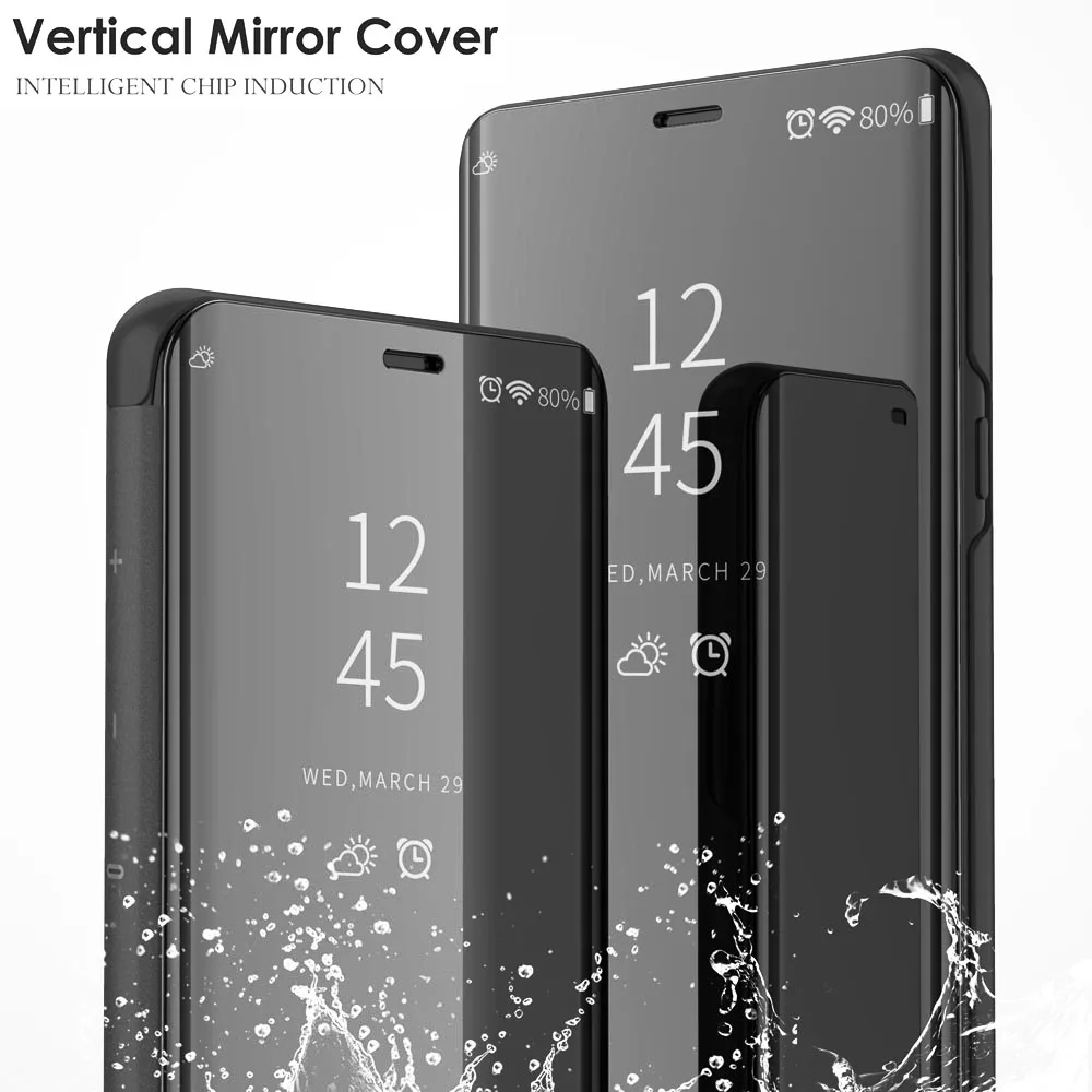 Mirror Flip Cover 6.26For Xiaomi Redmi Note 6 Pro Case For 7 Note6 Note7 Back Coque |