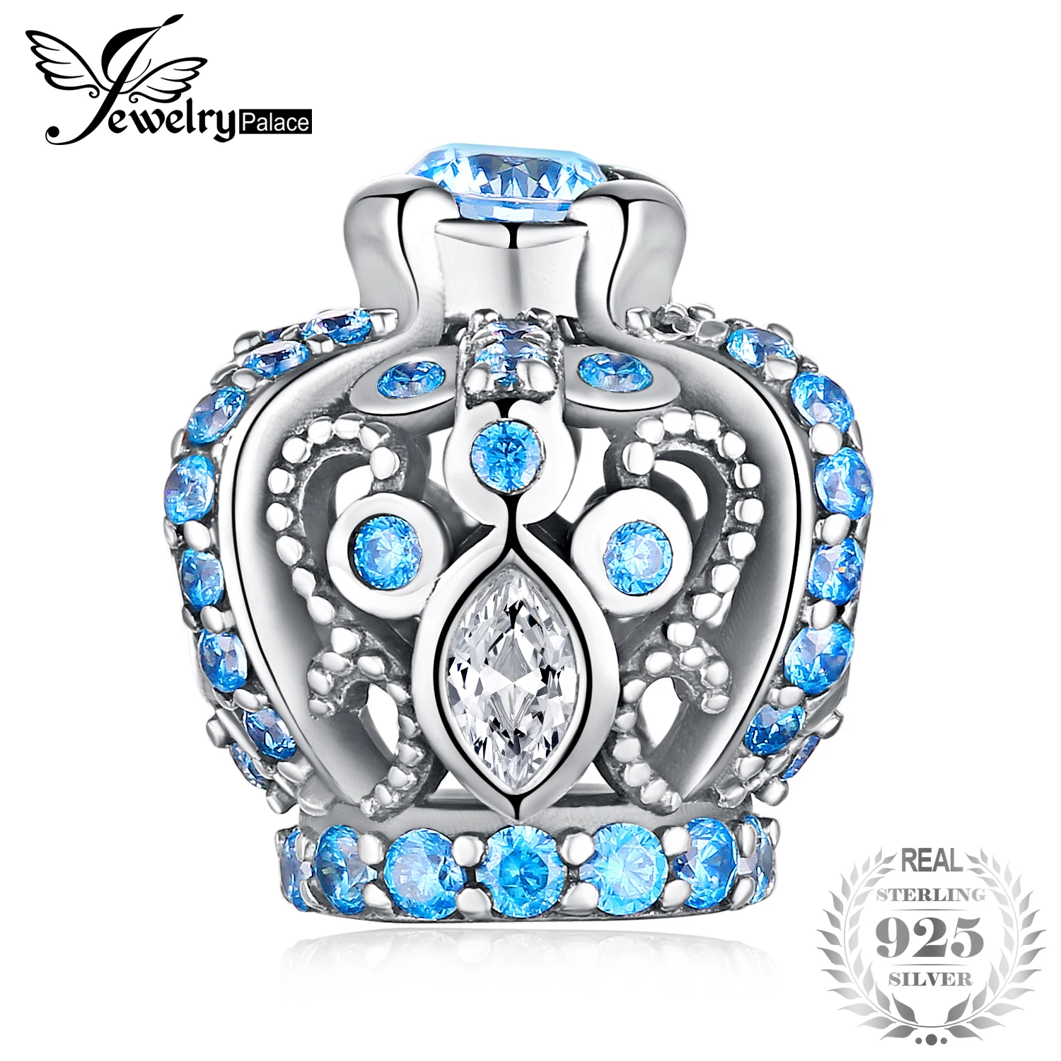 

JewelryPalace Vintage Crown 925 Sterling Silver Beads Charms Silver 925 Original Fit Bracelet Silver 925 original Jewelry Making