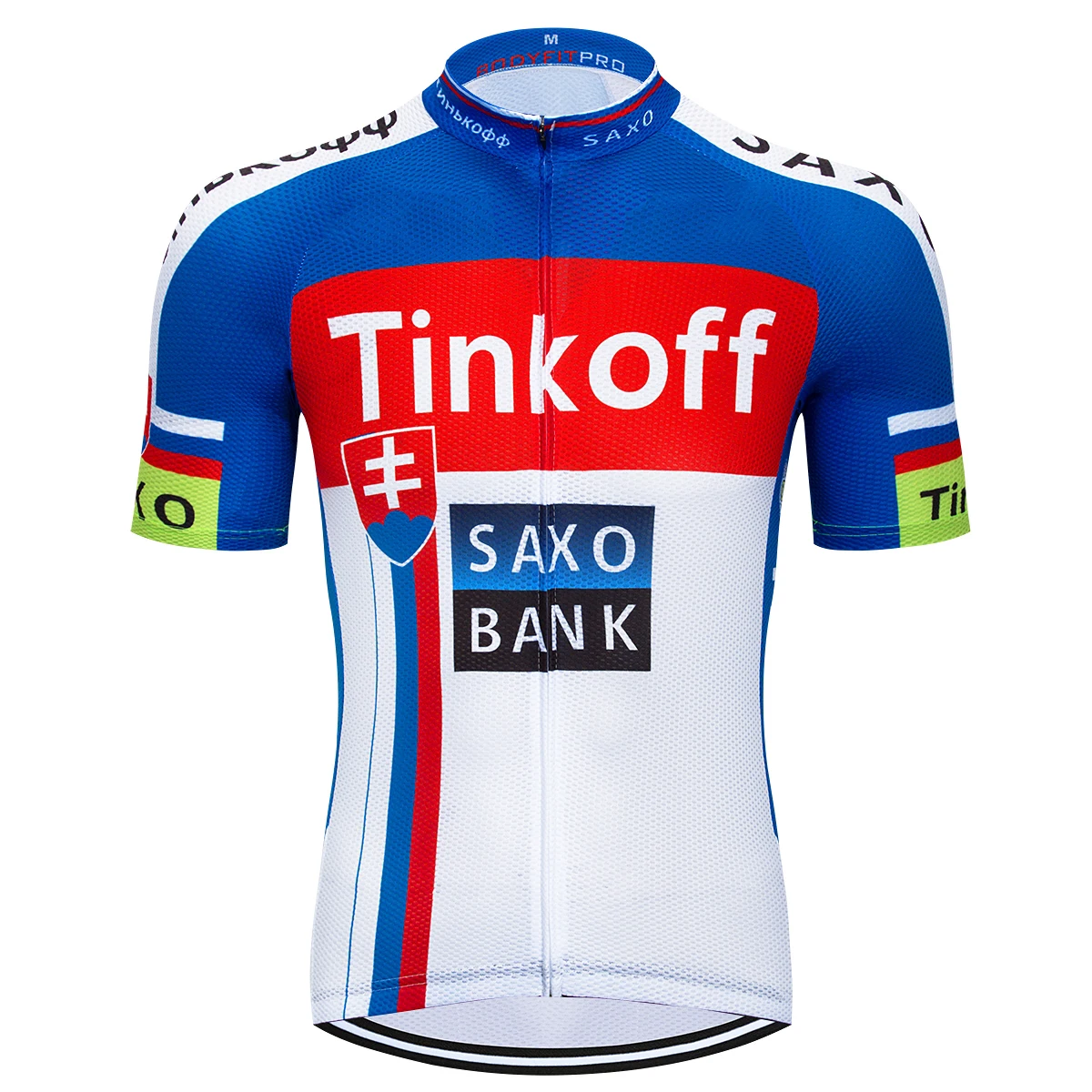Лето Tinkoff Saxo Bank короткий рукав Велоспорт Джерси Набор Ropa Ciclismo Hombre MTB велосипедная одежда дышащий 9D нагрудник шорты - Цвет: Jersey