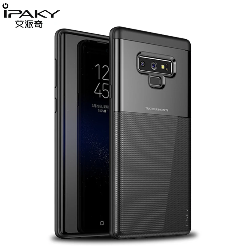 IPAKY для samsung galaxy не 9 случае ПК Гибридный Силиконовый Защитная Броня мягкий чехол