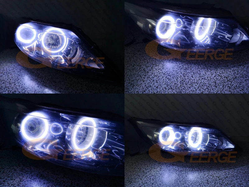Для Kia Sportage 2011 2012 2013 отличное Ультра яркое освещение COB комплект светодиодов «глаза ангела» halo кольца