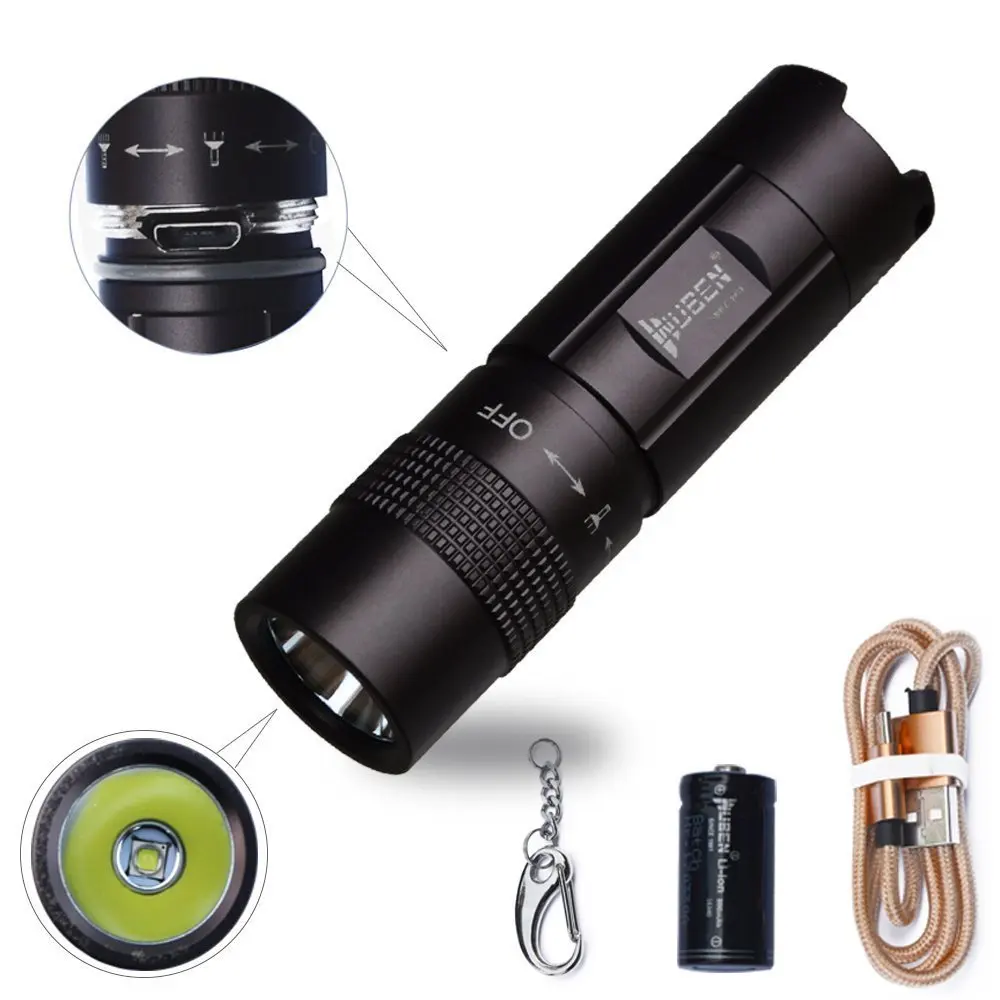 WUBEN Mini LED Flashlight Cree XP-G2 R5 Keychain Lamp USB Rechargeable 300 Lumens Waterproof Light Tactical Torch Li-ion Battery WUBEN Mini LED Flashlight Cree XP-G2 R5 Keychain Lamp USB Rechargeable 300 Lumens Waterproof Light Tactical Torch Li-ion Battery