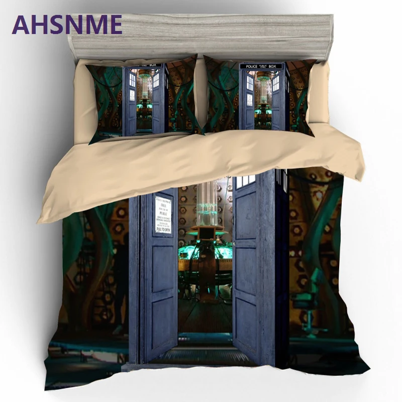 AHSNME Комплект постельного белья высокое разрешение Sci fi Doctor Who King Queen Twin Sing высокого