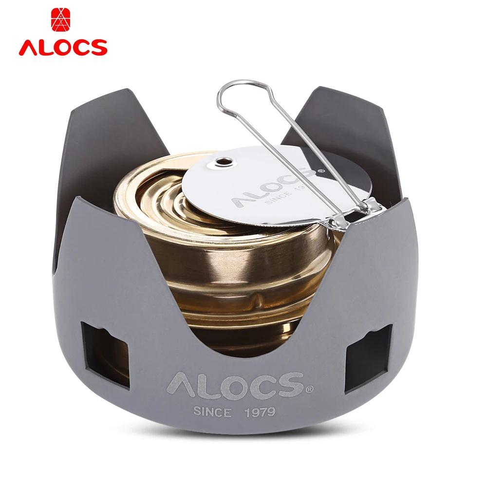 ALOCS Portable Mini Outdoor Stove Camping Alcohol Burner Stove Spirit