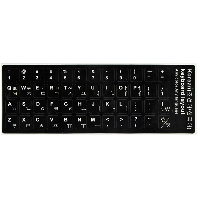 Multilingual Keyboard Sticker Labels