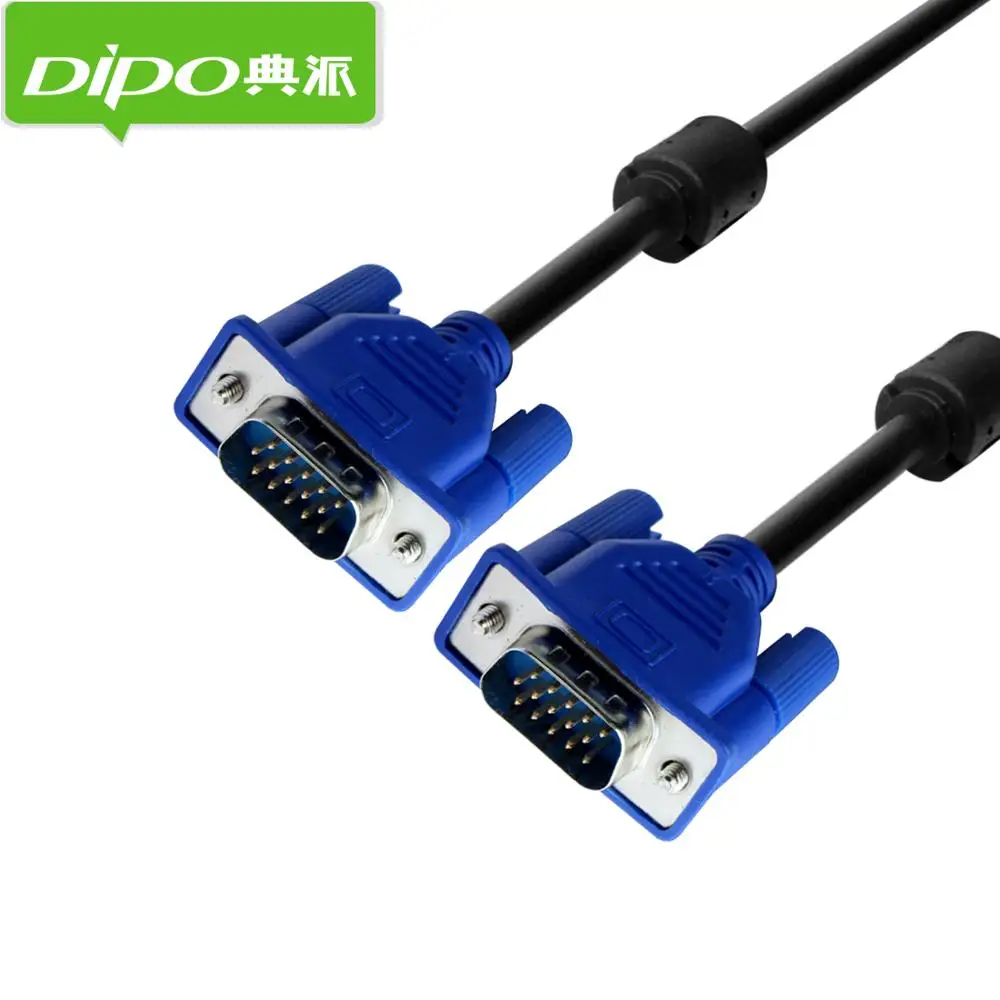 Male to Male Projector Display TV Monitor vga to vga Cable and Clear