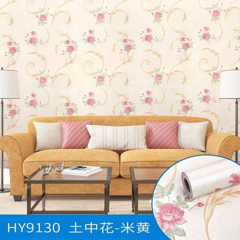 Пользовательские европейские спальни роскошные цветочные обои для дома самоклеющиеся красивые обои водонепроницаемые настенные стикеры бумага