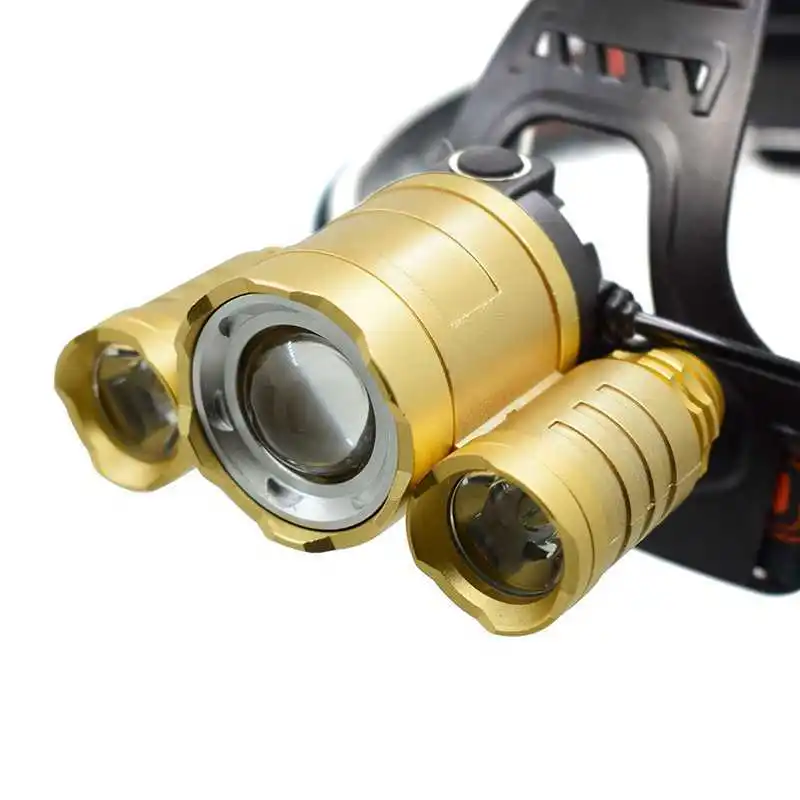 

Head Flashlight Rechargeable XML-T6 Head Torch Lamp T6 Led Headlamp COB Zoom Headlight 18650 5000 Lumen Lantern Forehead Camping