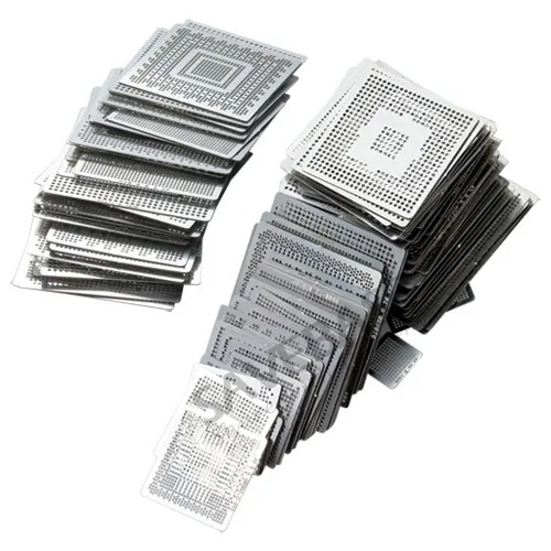 

BGA Kit 170pcs Common Directly Heated Stencils For Laptop Graphics Card CPU DDR