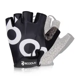 Мужские и женские спортивные перчатки для бодибилдинга фитнес с половиной пальца Кроссфит перчатки противоударные противоскользящие
