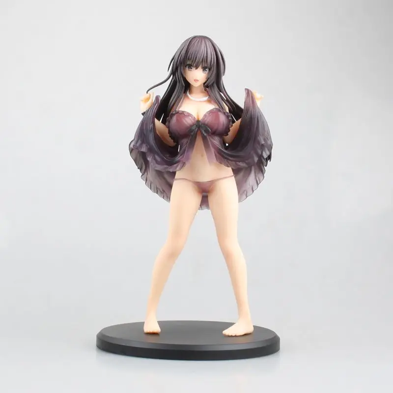 

26cm Anime Daiki Pretty X Cation Event Illustration Komachi Yakuoji Sexy Girls PVC Action Figure Model Toys