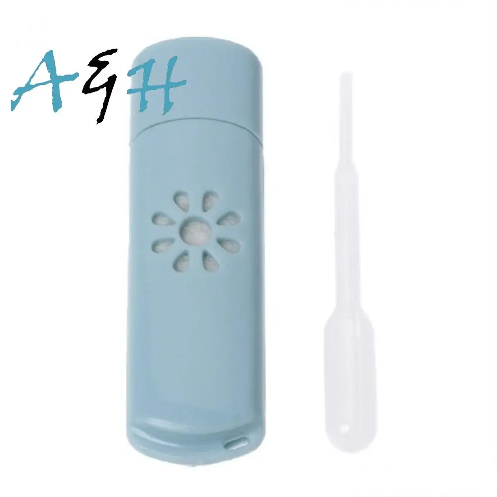 

Ultrasonic Air Humidifier Laptop PC Aroma Essential Oil Diffuser Mini USB Humidifier Mist Fogger Maker Home Portable White