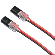 10pcs 2 Pin Way Spring Scotch Lock Connector 22-20AWG Wire for LED Strip Quick Splice Connector Cable Crimp Terminal Blocks