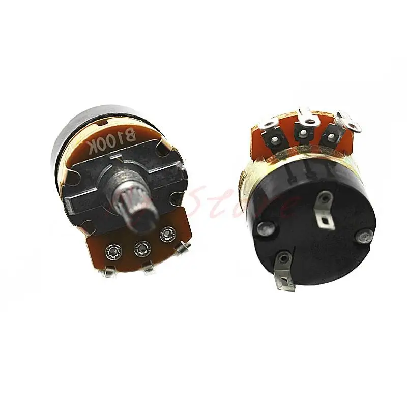 

2pcs WH138-1 potentiometer with switch dimmer adjustable resistance B20K