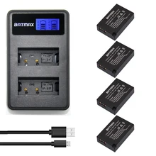 Big sale LP-E17 LPE17 LP E17 4-Pack Digital Camera Battery+a LCD Display USB Battery Charger for Canon T6i 750D T6s 760D M3 8000D Kissx8i
