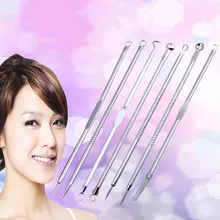 7 шт./компл. акне чистки пор очиститель иглы прыщей пятна экстрактор Макияж для лица Уход за кожей лица очистки Высокое качество без чехол FM88