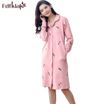 

Fdfklak Nighties For Women Pink Nightgowns Sexy Dressing Gowns For Women Lounge Dress Night Lingerie Spring Long Nightgown Q702