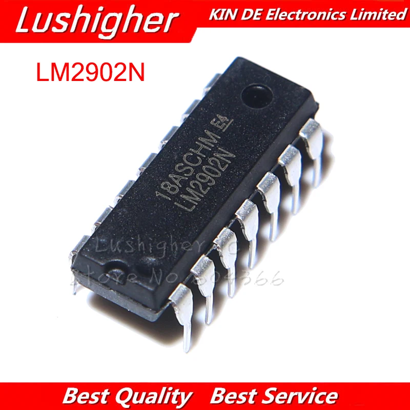 10 шт. LM2902N DIP14 LM2902 LM2902P DIP новый оригинальный | Электронные компоненты и
