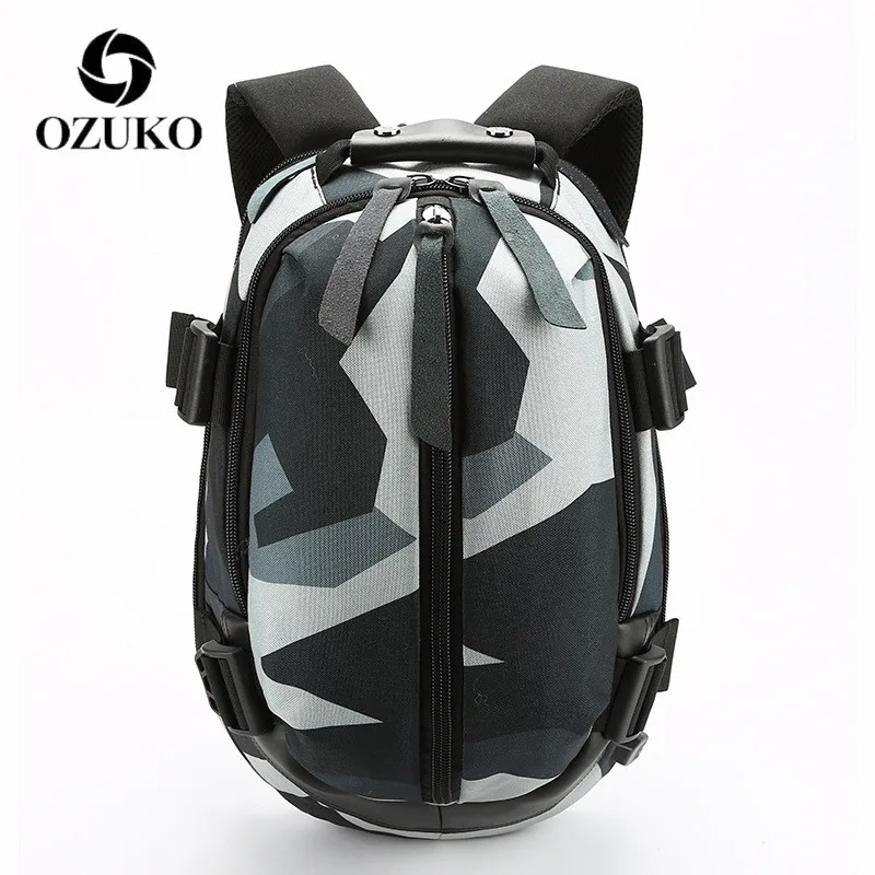 

OZUKO Backpack Men Casual 14/16 Inch USB Charge Laptop Backpack Fashion Student School Bags Travel Bag Bagpack Mochila