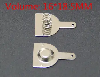 

100pcs 18650 positive and negative single contact spring plate ( 50Pairs) 16x18.5mm