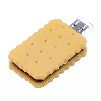 

Biscuit 4GB 8GB 16GB 32GB 64GB U Disk USB Flash Pen Drive Memory Stick Gift