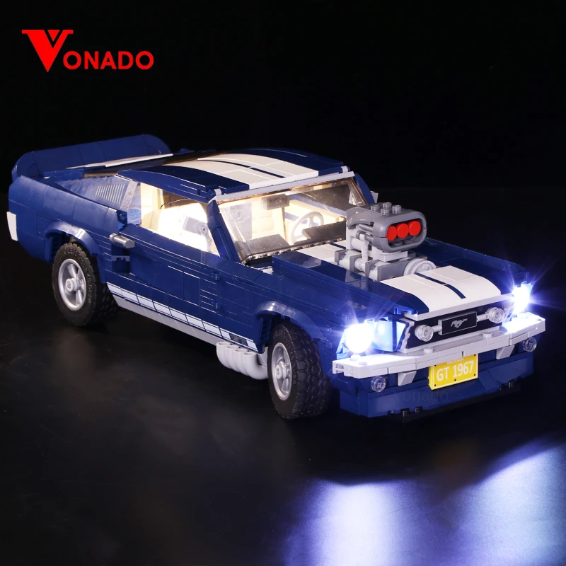 LED Light Lighting ONLY For LEGO 10265 Ford Mustang Model Bricks Toy USB  ⋆ 