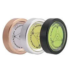 Aluminum Alloy LP Disc Stabilizer Turntable Balanced Bubble Spirit Level for Phonograph Vinyl Record Vibration Accessories