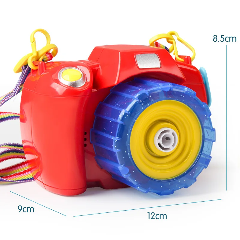 2 Цвет Творческий Электрический пузырь Камера Стиль дует со светом и музыкой пузыри пистолет детская из дверей игры машины игрушки