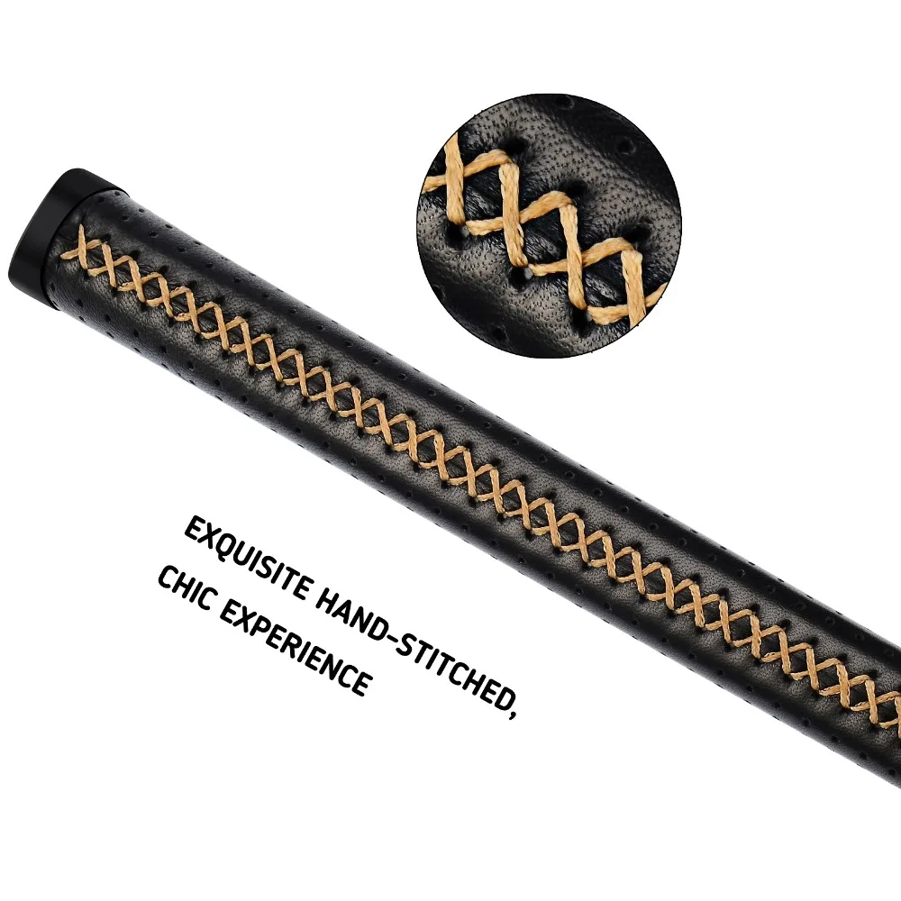 Champkey Sheep Leather Midsize Golf Putter Grip 7 Colors Pure Handmade Club Grip Ergonomics Design with Soft Comfort Material Champkey Sheep Leather Midsize Golf Putter Grip 7 Colors Pure Handmade Club Grip Ergonomics Design with Soft Comfort Material