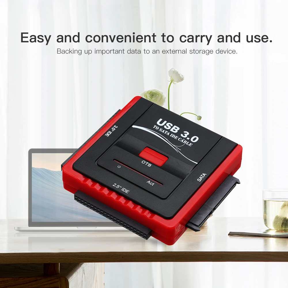 Адаптер USB 3 0 для SATA/IDE конвертер жесткого диска универсального 2 5/3 5 HDD/SSD с