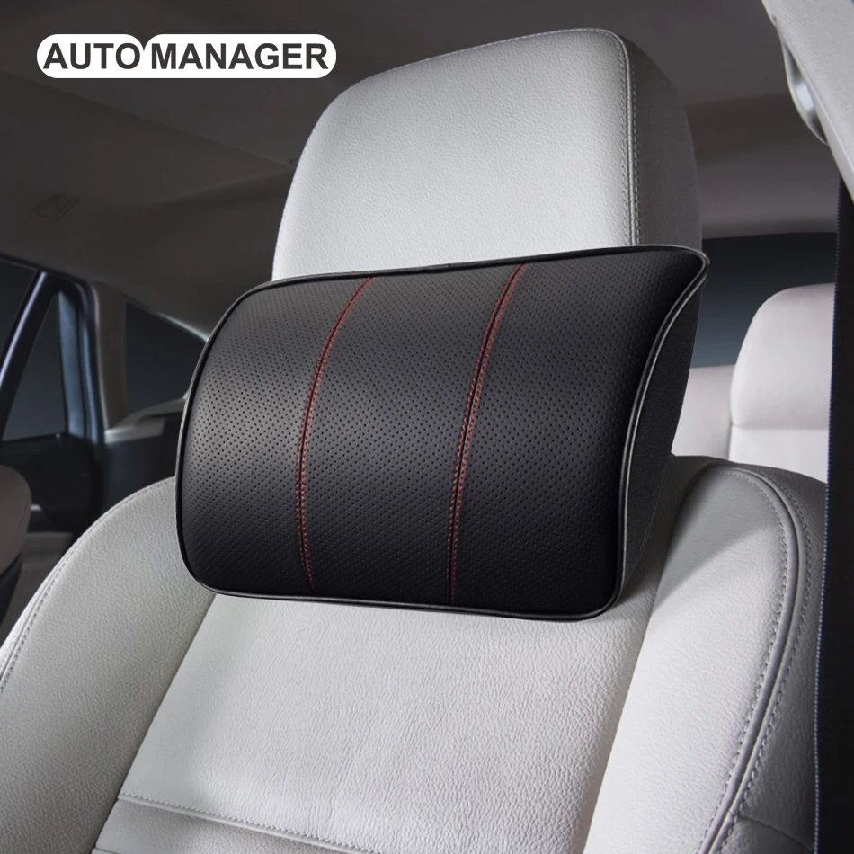 Buy Car Neck Pillow 3D Memory Foam Sport Style Pu