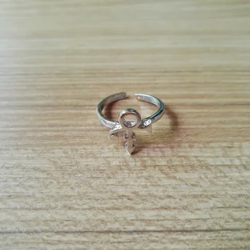 

10pcs New Fashion Animal Jewelry Prince Love Symbol adjustable ring For Women Vintage Gift mens SanLan