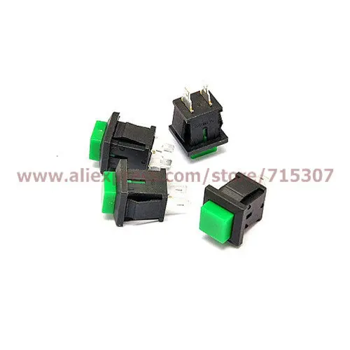 

PHISCALE 20pcs of Green DS-430 momentary OFF Push Button Switches without lock