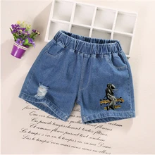 IENENS/От 3 до 7 лет, летние детские джинсовые штаны для мальчиков, Шорты Джинсы для маленьких мальчиков тонкие Мягкие штаны, детская повседневная ковбойская одежда