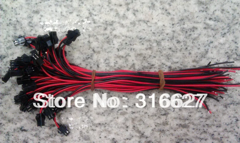 

30/lot 15CM 2 PIN Male and Female RGB connector Wire Cable For 3528 5050 SMD LED Strip lights 12V