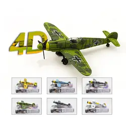 WW2 немецкий истребитель BF109 модель самолета 6 шт. Diy Kit Модель самолета развивающие игрушки Armas блоки Juguetes Educativos детский подарок