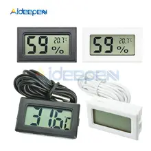 LCD Digital Thermometer Hygrometer for Freezer Refrigerator Fridge Temperature Sensor Humidity Meter Gauge Instruments Cable LCD Digital Thermometer Hygrometer for Freezer Refrigerator Fridge Temperature Sensor Humidity Meter Gauge Instruments Cable