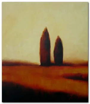 

Hand Painted Abstract Oil Painting Landscape Autumn Field Home Decoration Wall Art Free Shipping