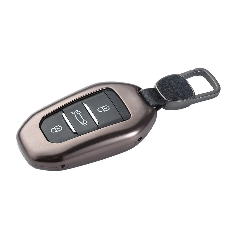 Алюминий брелок для автомобильных ключей, чехол для ключей чехол для ключа мешок для хранения протектор для peugeot 301 308 S 408 508 2008 3008 4008 5008