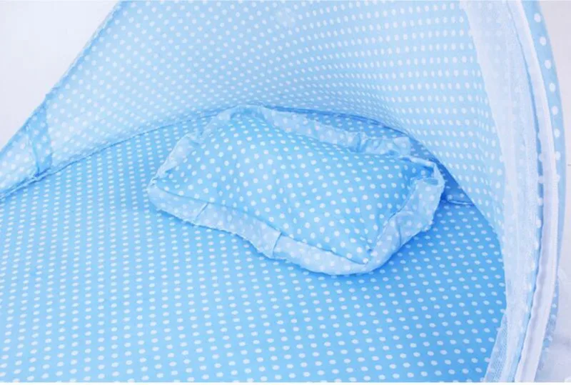 MOTOHOOD Baby Bed Crib Netting Mosquito Cover Net Baby Decoration Room Cover - Foldable Baby Bed Tent Kids Nursery Crib (5)
