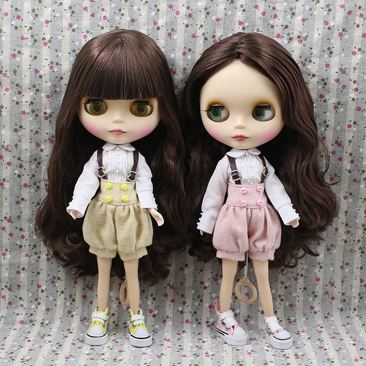 ICY Blyth Обнаженная кукла для серии No.230BL441 коричневые длинные волосы без челки фабрика Blyth 1/6 BJD