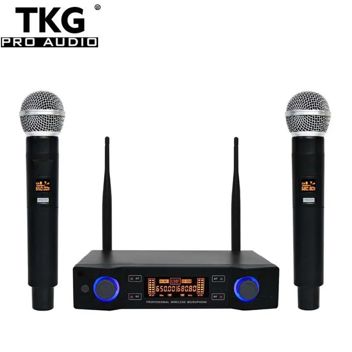 

Good price professional wireless karaoke sound system handheld UHF Frequencies Dynamic Capsule 650-680MHz enping microphone