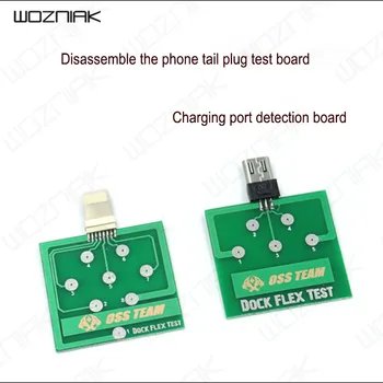 

Professional Charging Dock Flex Test Repair Tools for iPhone X 8 8plus 7 6 6s Plus For Micro Android Phone Testing Tool