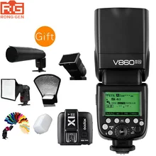 DHL Godox Ving V860II V860II-N E-TTL HSS 1/8000 литий-ионный аккумулятор Speedlite вспышка+ X1T-N передатчик для Nikon DSLR+ подарочный комплект