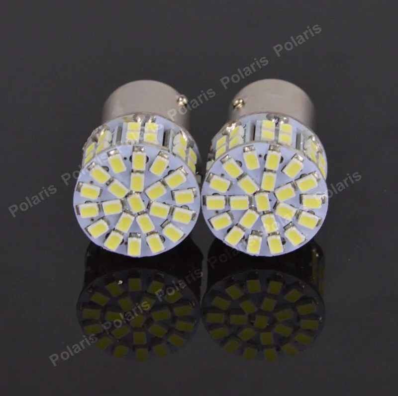 2 шт. супер яркий BAY15D 1157 50SMD 1206 T25 светодиодный DC 12 В 50 светодиодный задний тормозной светильник для автомобиля поворотные сигнальные лампы лампа заднего хода 50 SMD